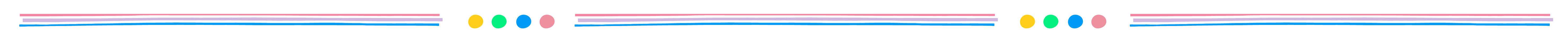 Colorful decorative section separator